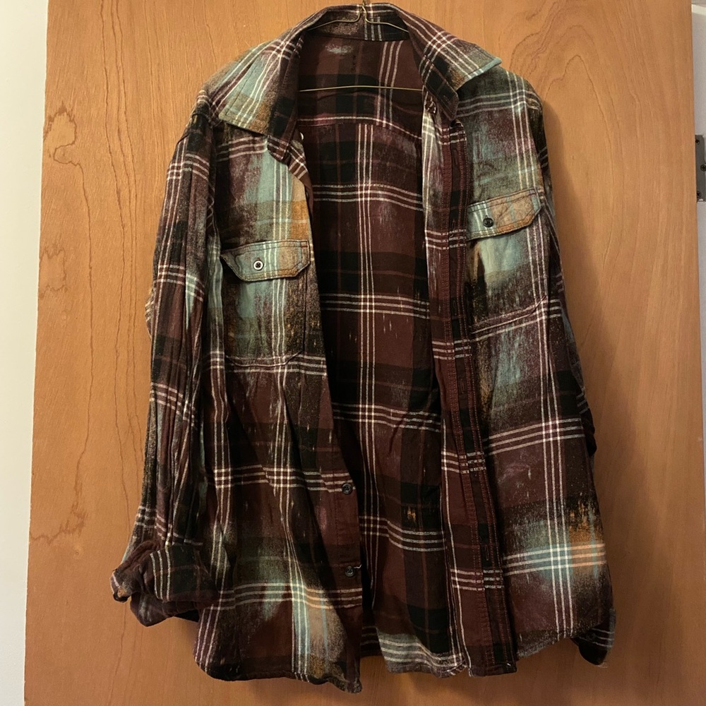 Hand made designer inspired flannel